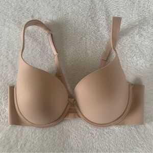 Women’s 36C AUDEN Target Light Lift Plunge Tan Bonded Edge Underwire Bra